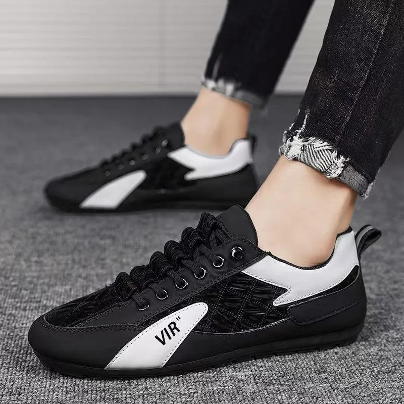 2023 Four Seasons New Casual  Fashion All-Match Slip-On Peas Shoes Lightweight Comfortable Breathable Sneakers