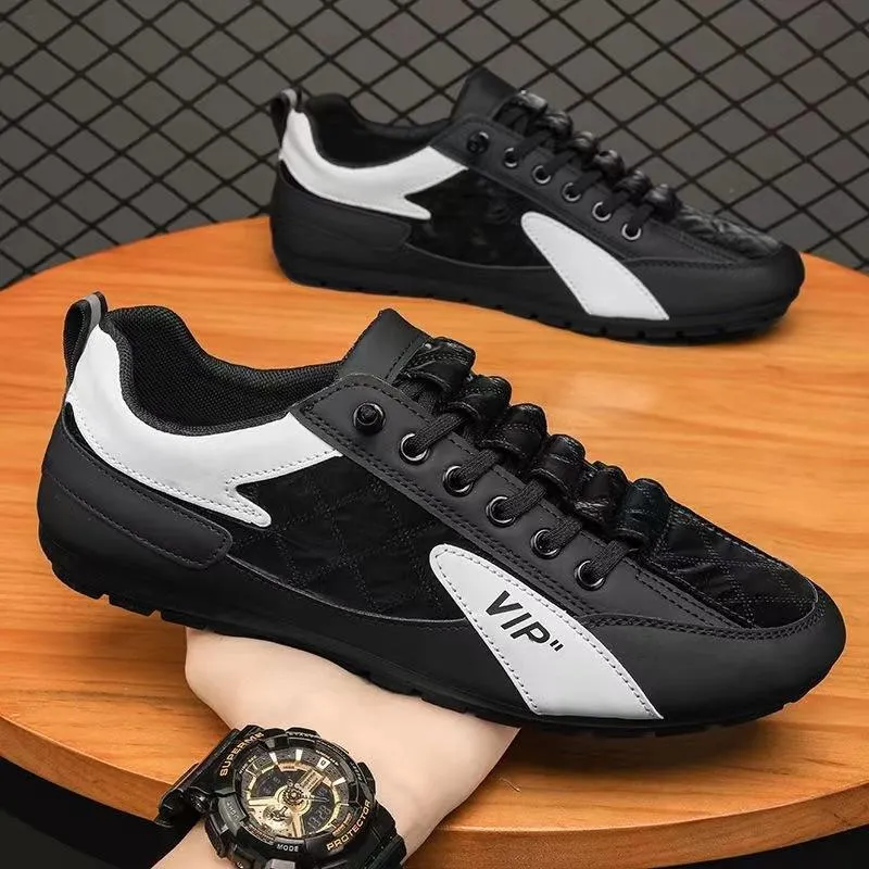 2023 Four Seasons New Casual  Fashion All-Match Slip-On Peas Shoes Lightweight Comfortable Breathable Sneakers