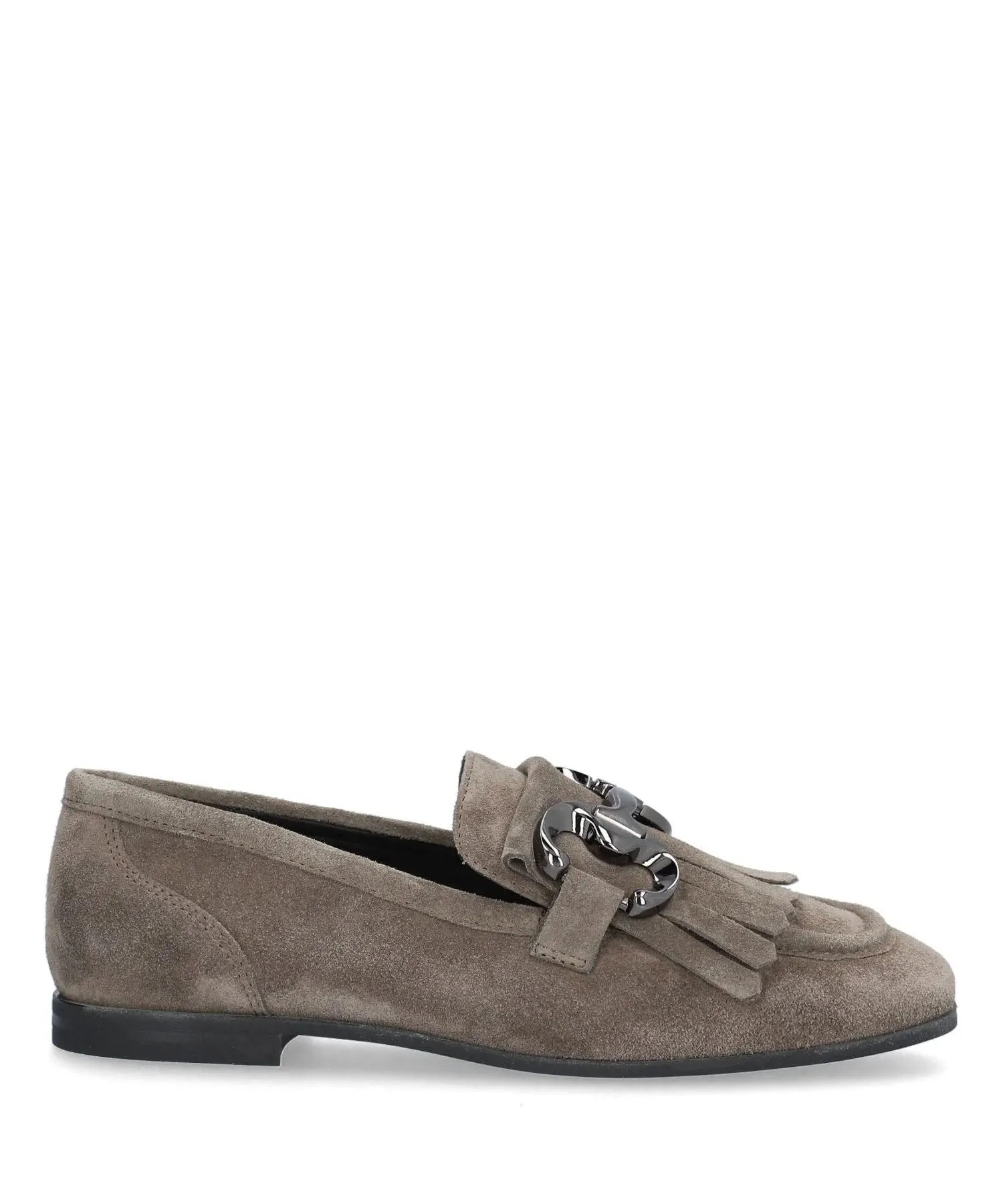 Alpe Tassel Loafers Grey Suede