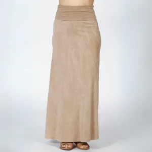 American Cotton Maxi Skirt Made in USA