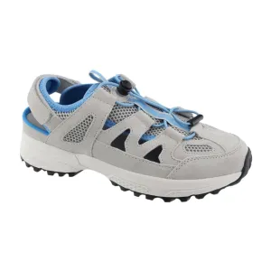 Apex P2143W Women's Closed Toe Sandal In Grey/Blue