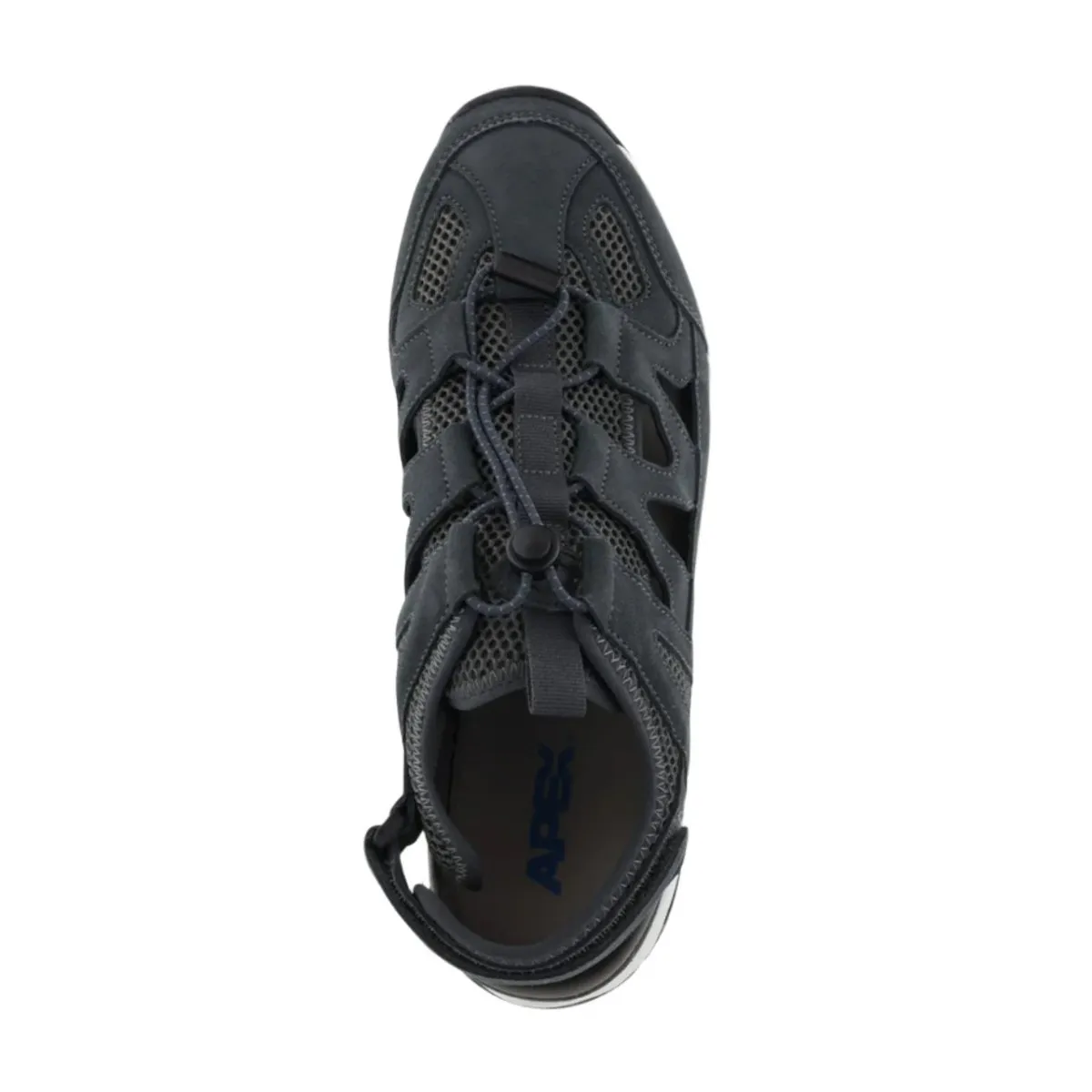 Apex P2160M Men's Closed Toe Sandal In Dark Grey