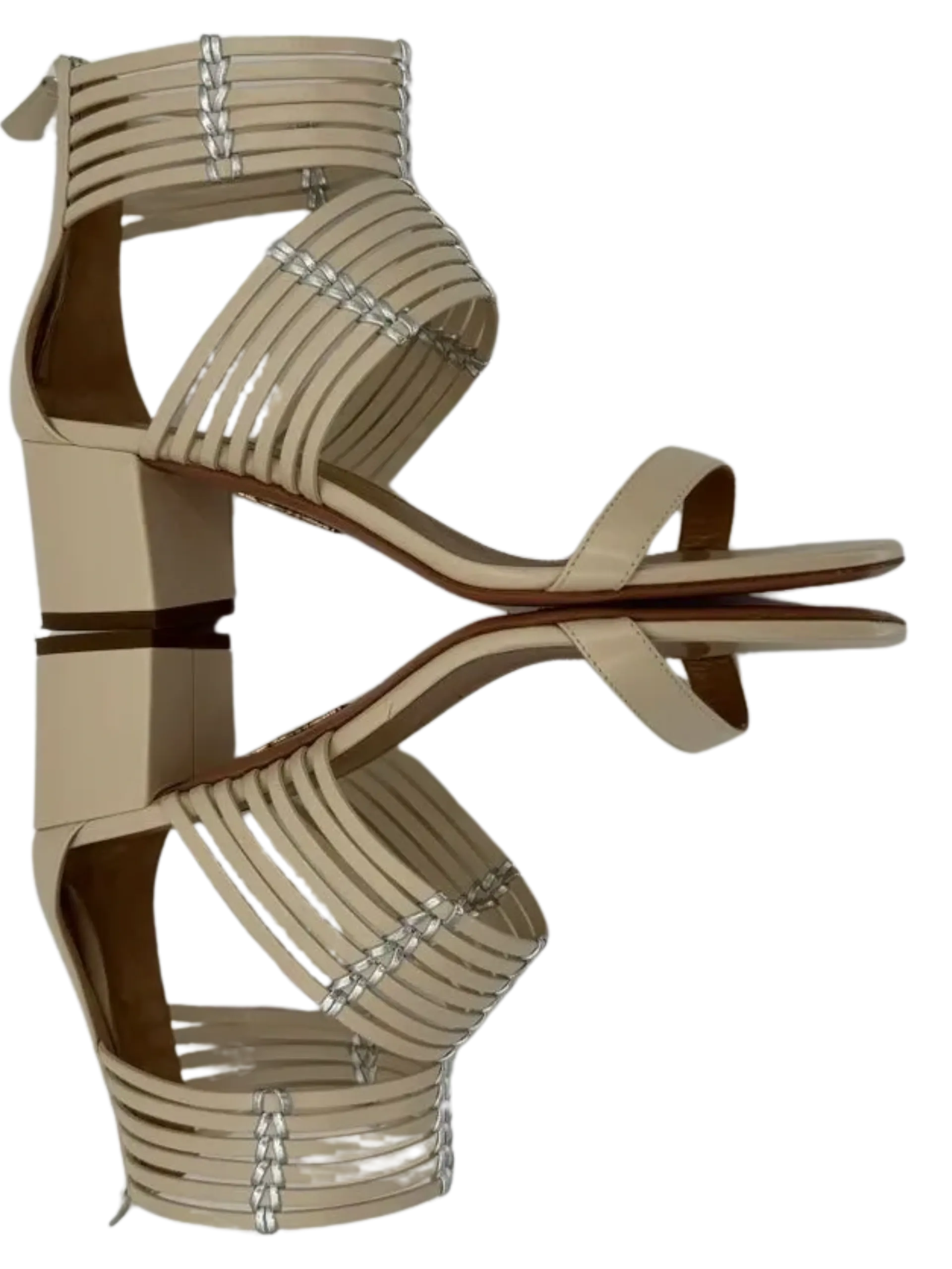 Aquazzura Ravello Leather Sandals