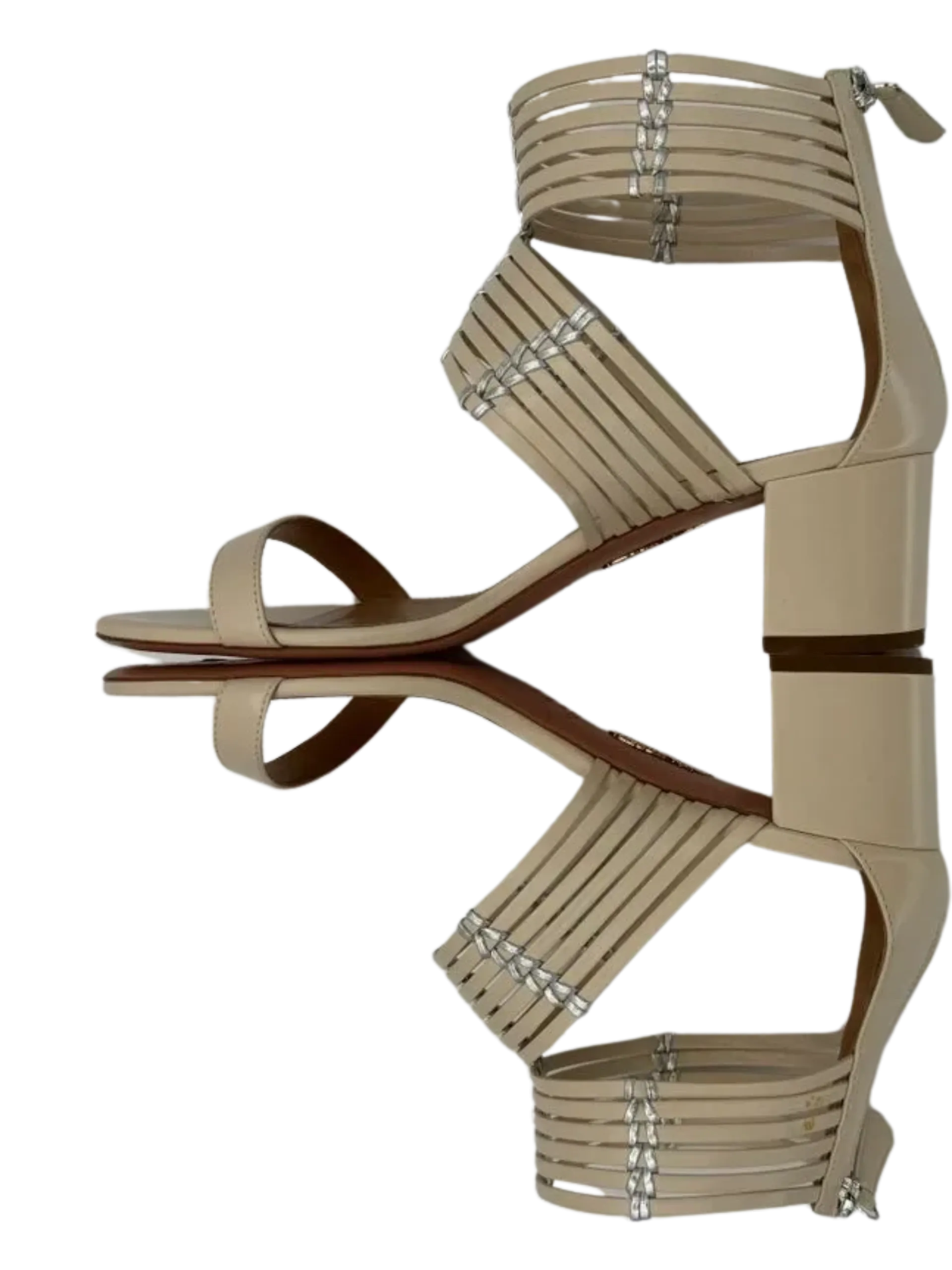 Aquazzura Ravello Leather Sandals