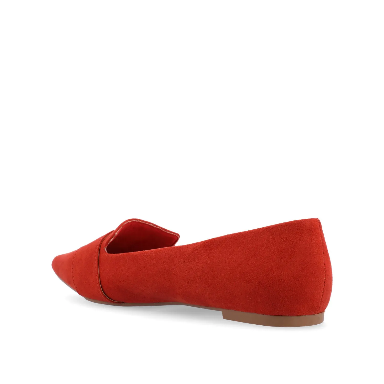 AUDREY LOAFER FLATS IN FAUX SUEDE