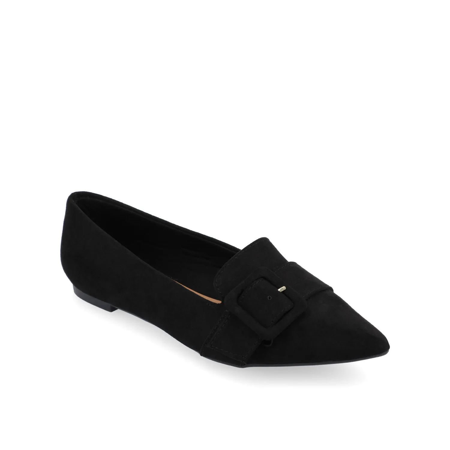 AUDREY LOAFER FLATS IN FAUX SUEDE