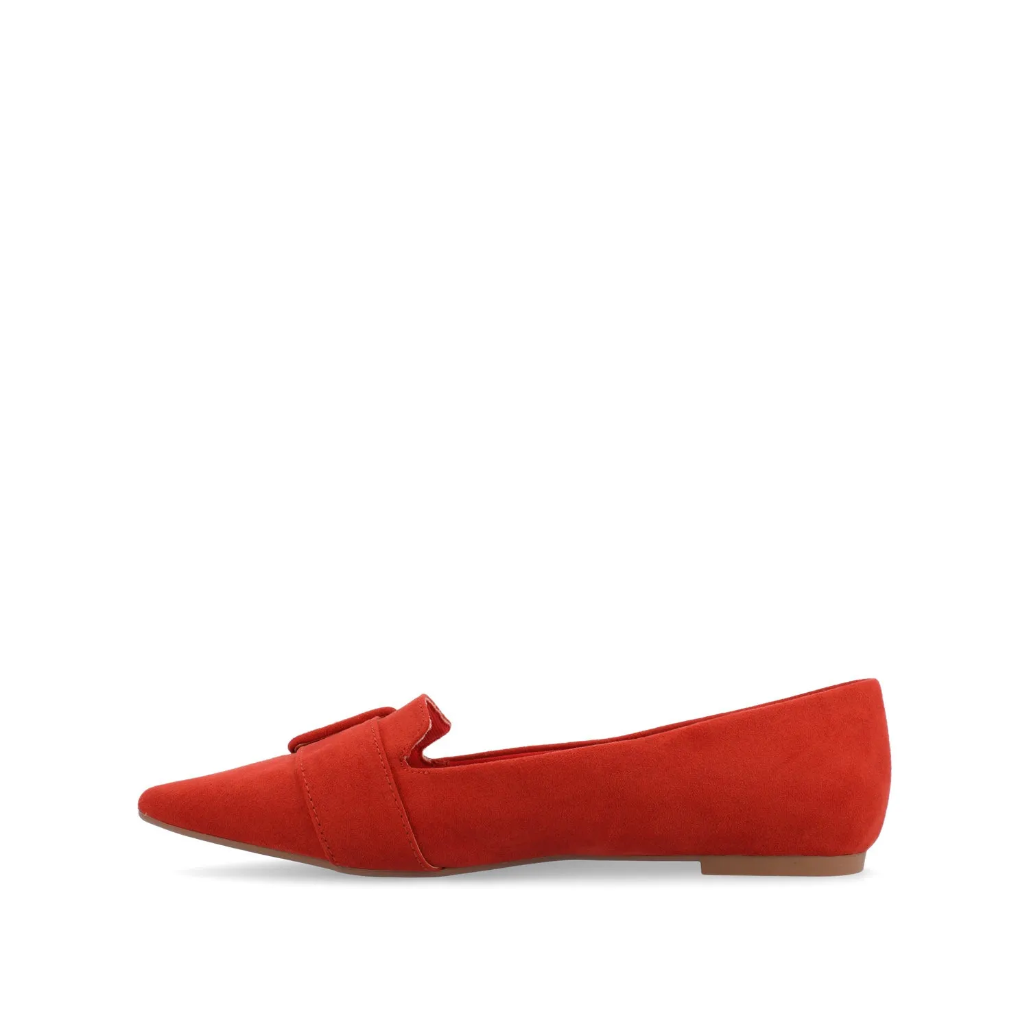 AUDREY LOAFER FLATS IN FAUX SUEDE