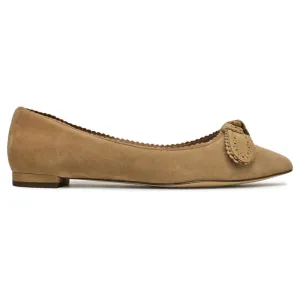 Bellport Bow Skimmer Suede Women's Flats Shoes