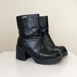 Black Y2K Mudd Platform Boots