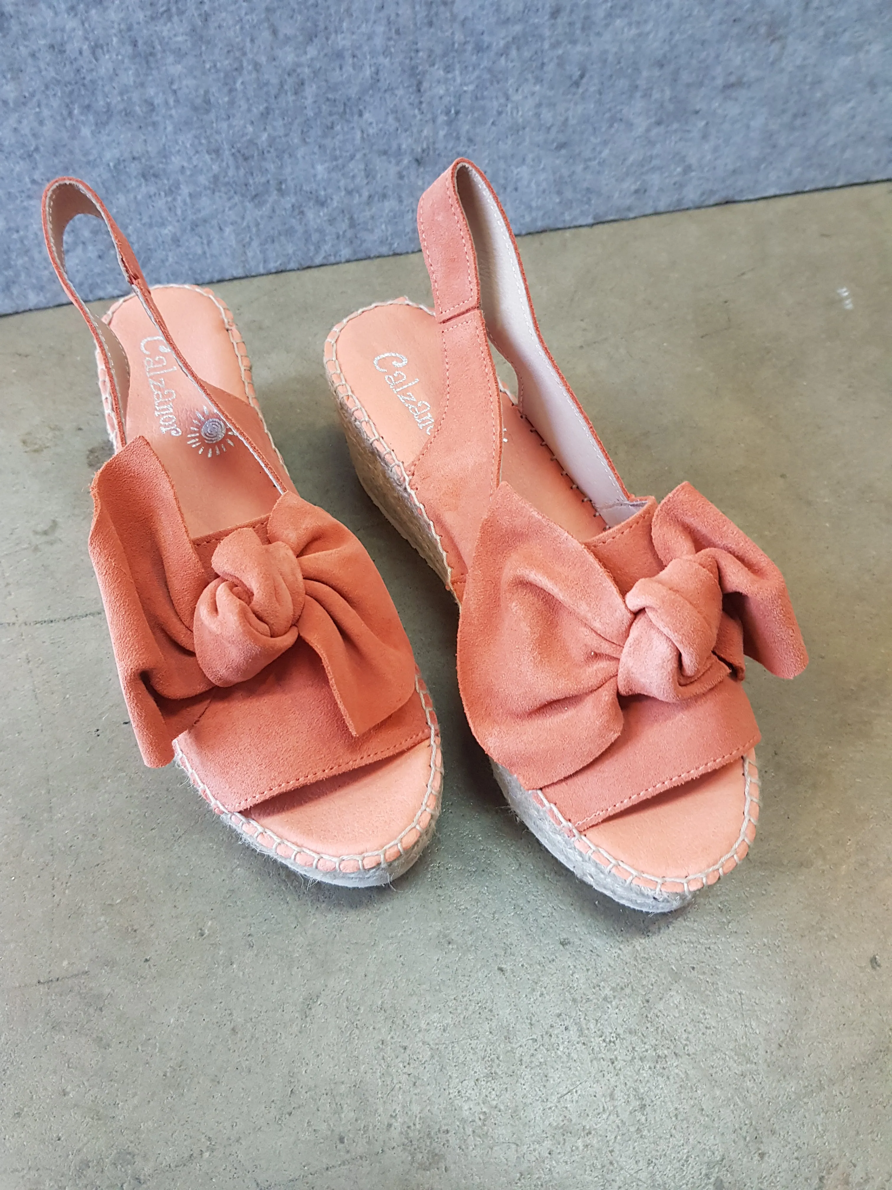 CALZANOR 1926 POMELO - Coral Suede