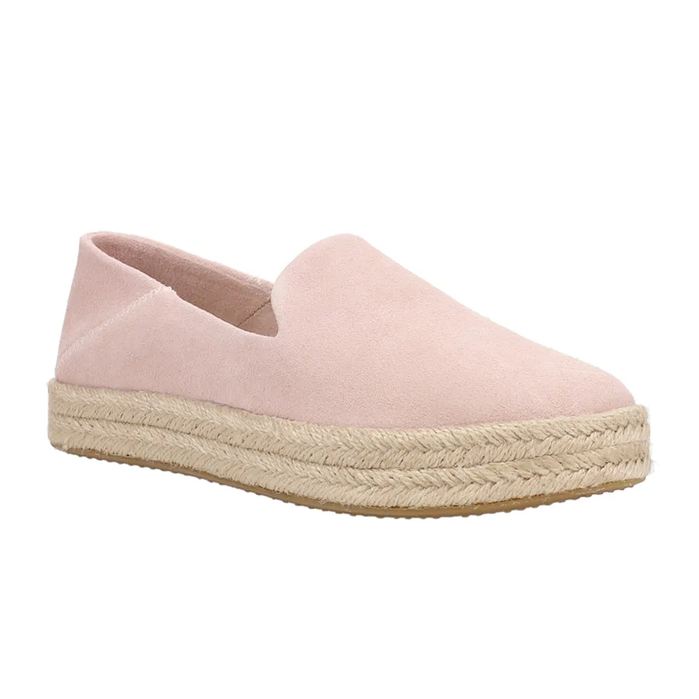 Carolina Platform Espadrille Slip On Flats