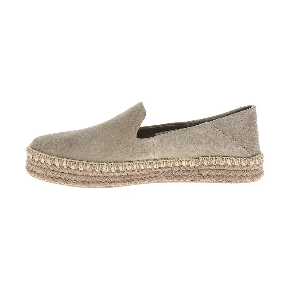 Carolina Suede Slip On Espadrille Flats