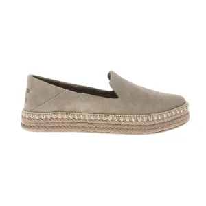 Carolina Suede Slip On Espadrille Flats