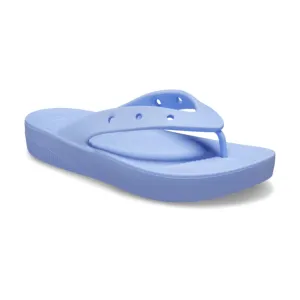 Crocs Women's Classic Platform Flip - Moon Jelly