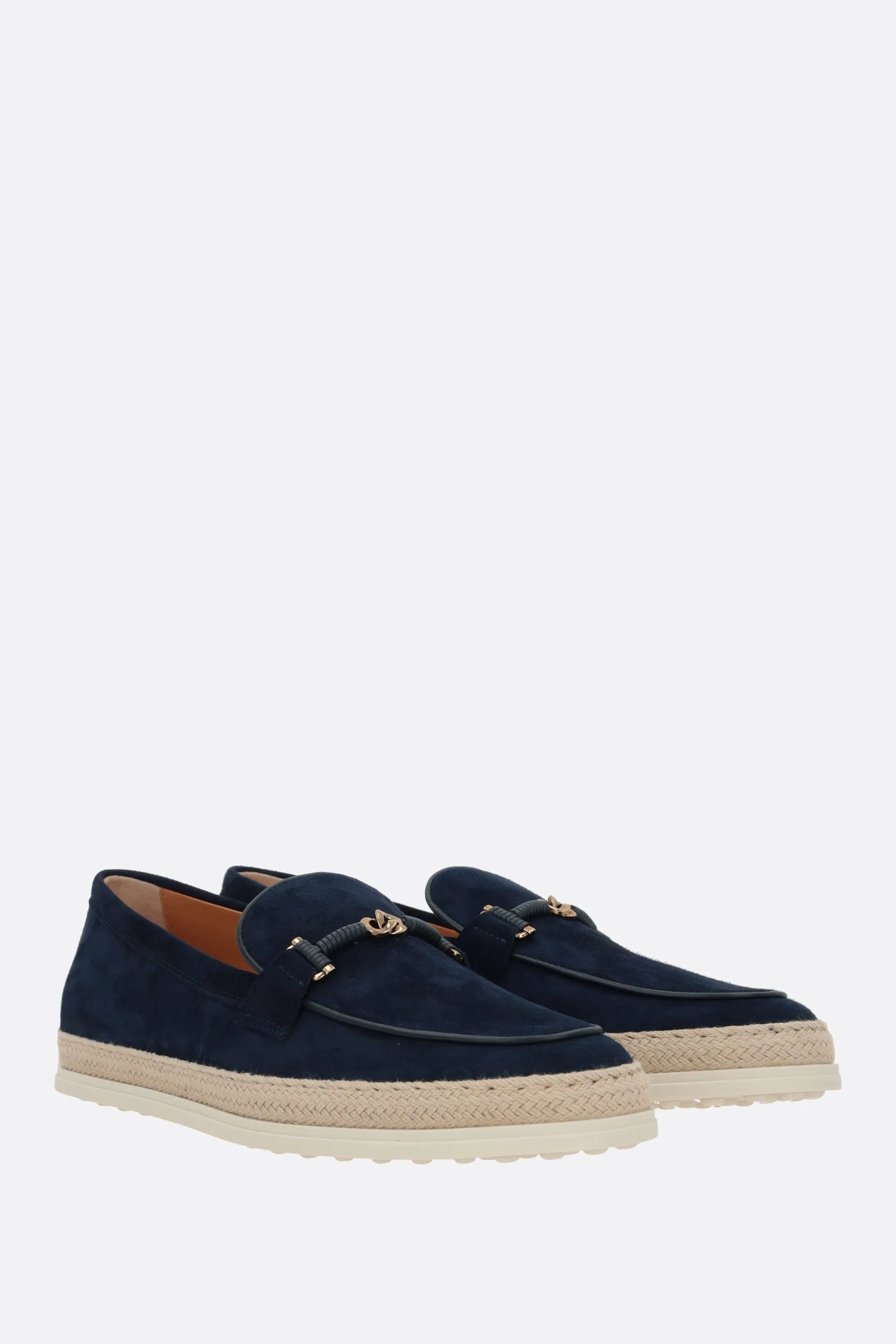 Double T Suede Loafers