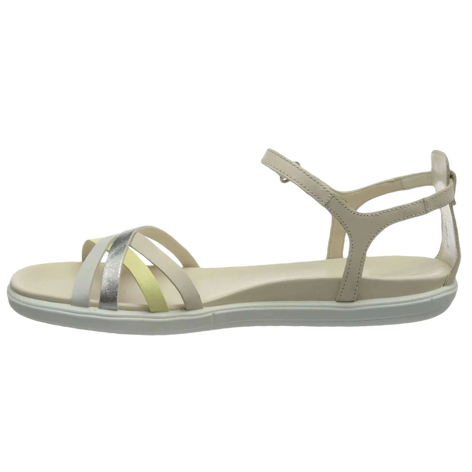 Ecco Simpil Leather Women's Strappy Flat Sandals