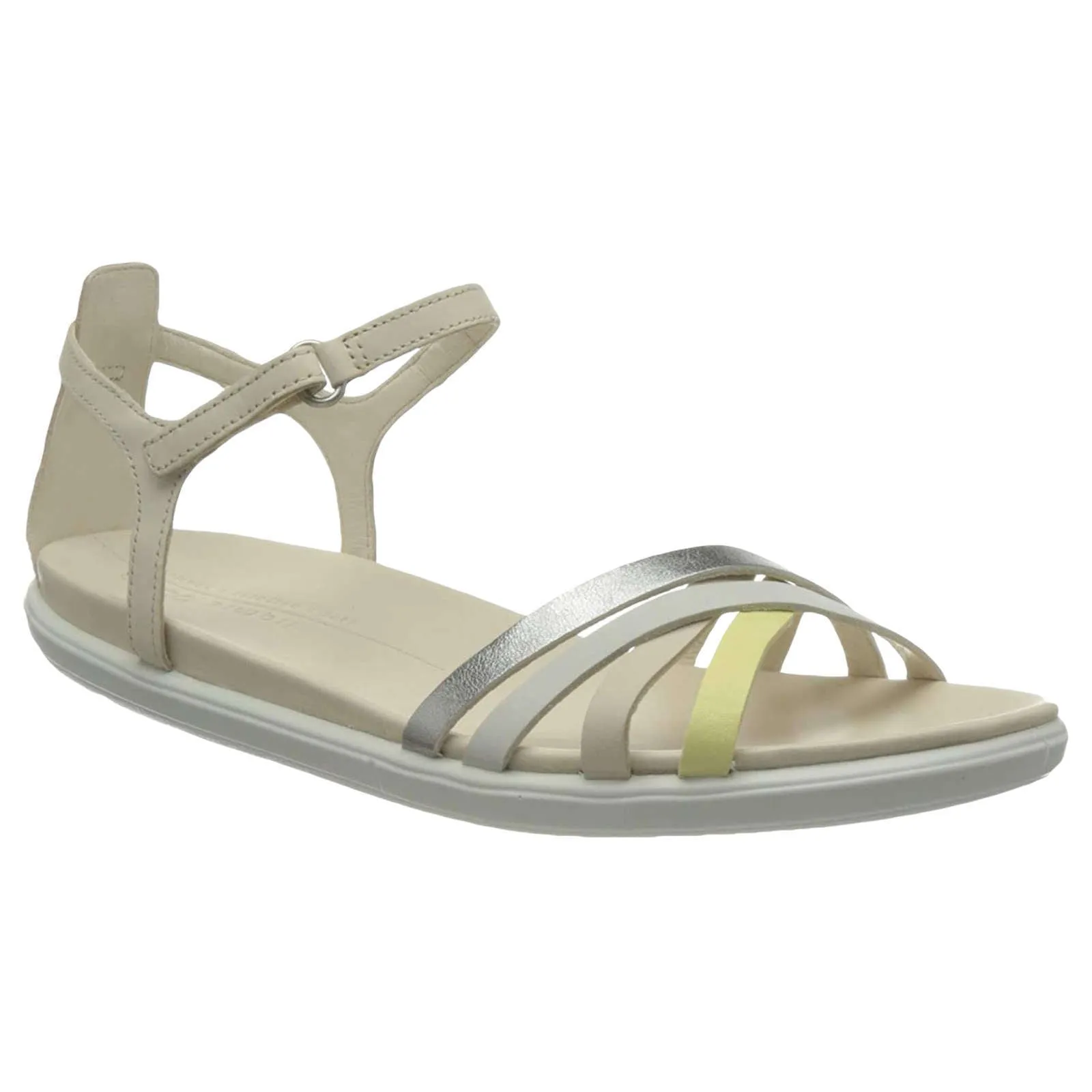 Ecco Simpil Leather Women's Strappy Flat Sandals