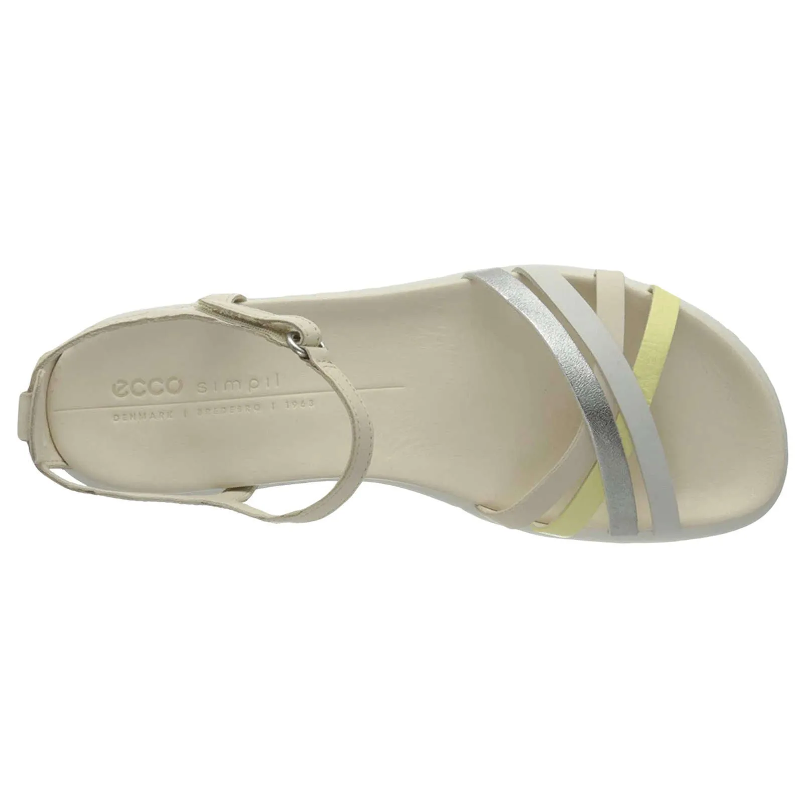 Ecco Simpil Leather Women's Strappy Flat Sandals