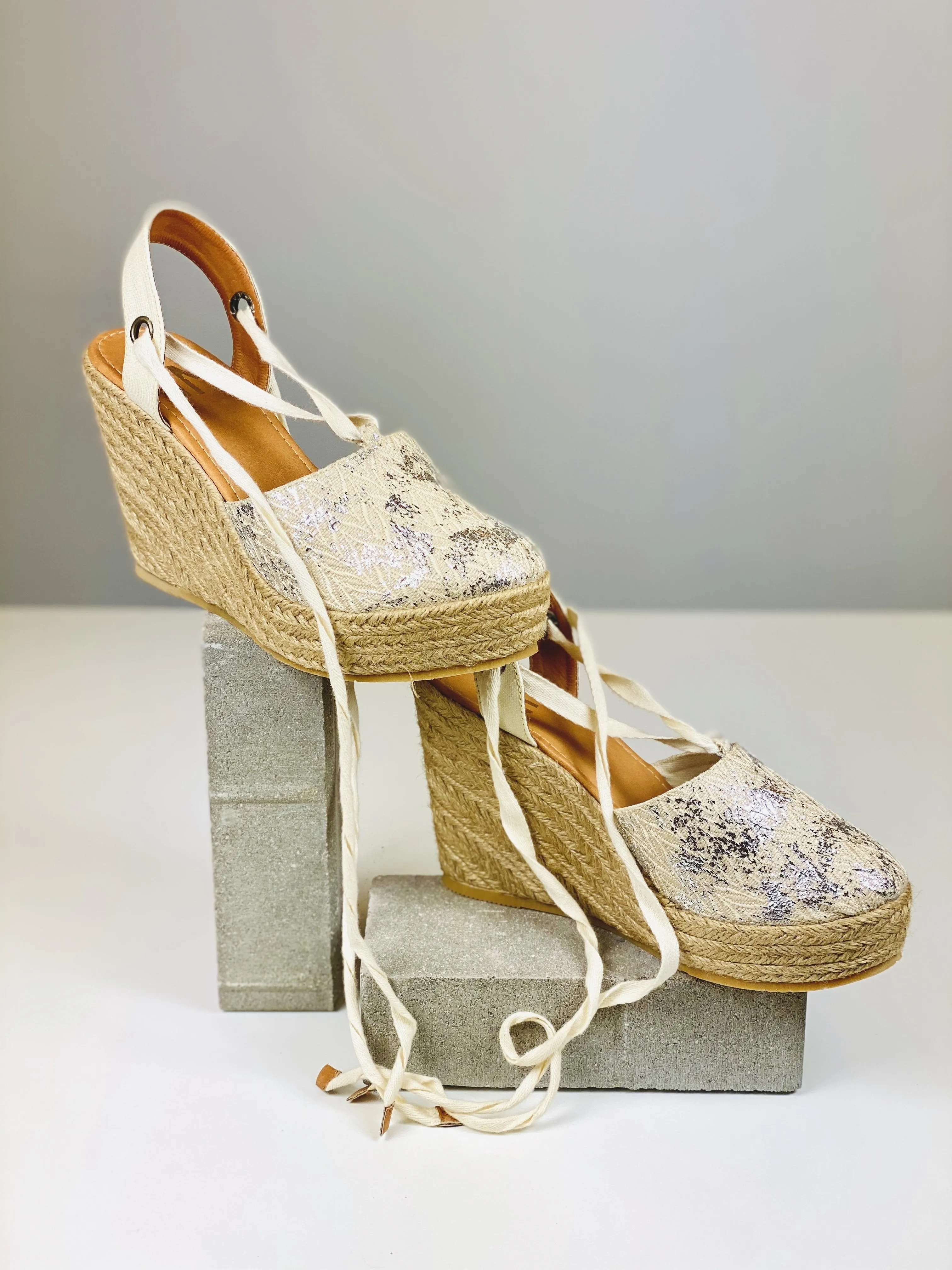 Espadrille Sandals Silvia Cobos Samba Silver