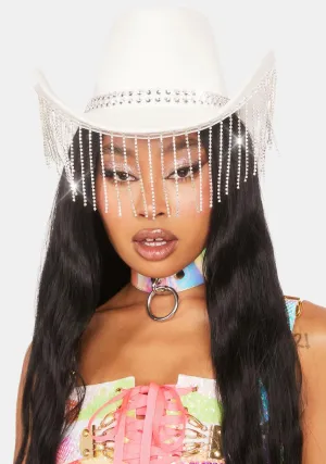 Icy Freestyle Rhinestone Fringe Cowboy Hat