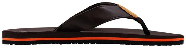 Mens Flip Flop Sandal Brown Orange