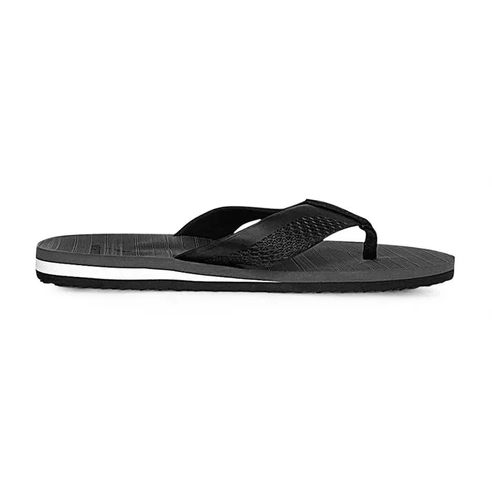 Mens Flip Flop Sandal Grey/Black