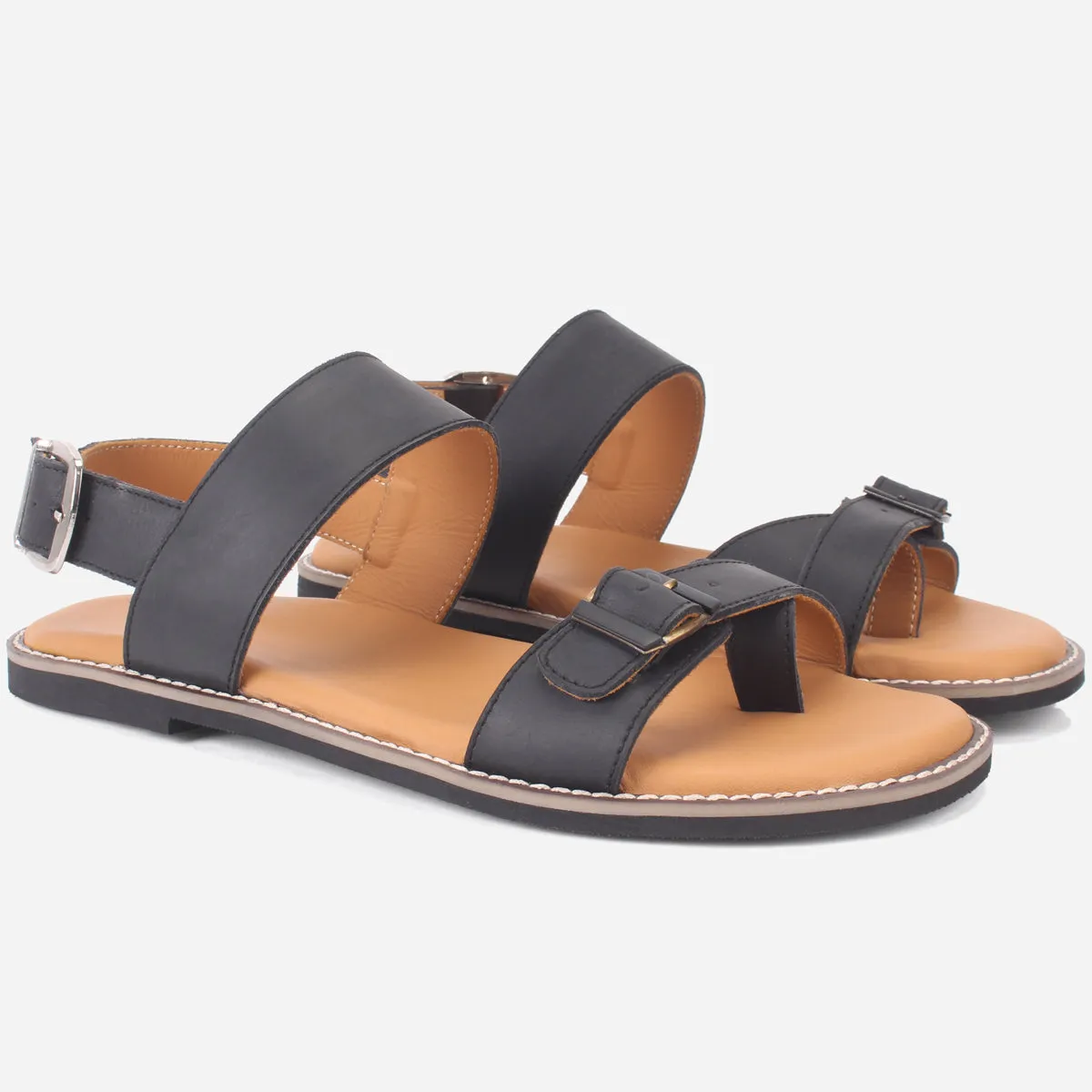 Mens "EHA" Leather Comfort Sandals