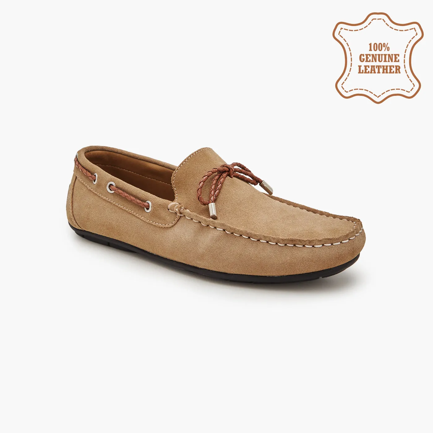 Men's Tie Fastening Loafers