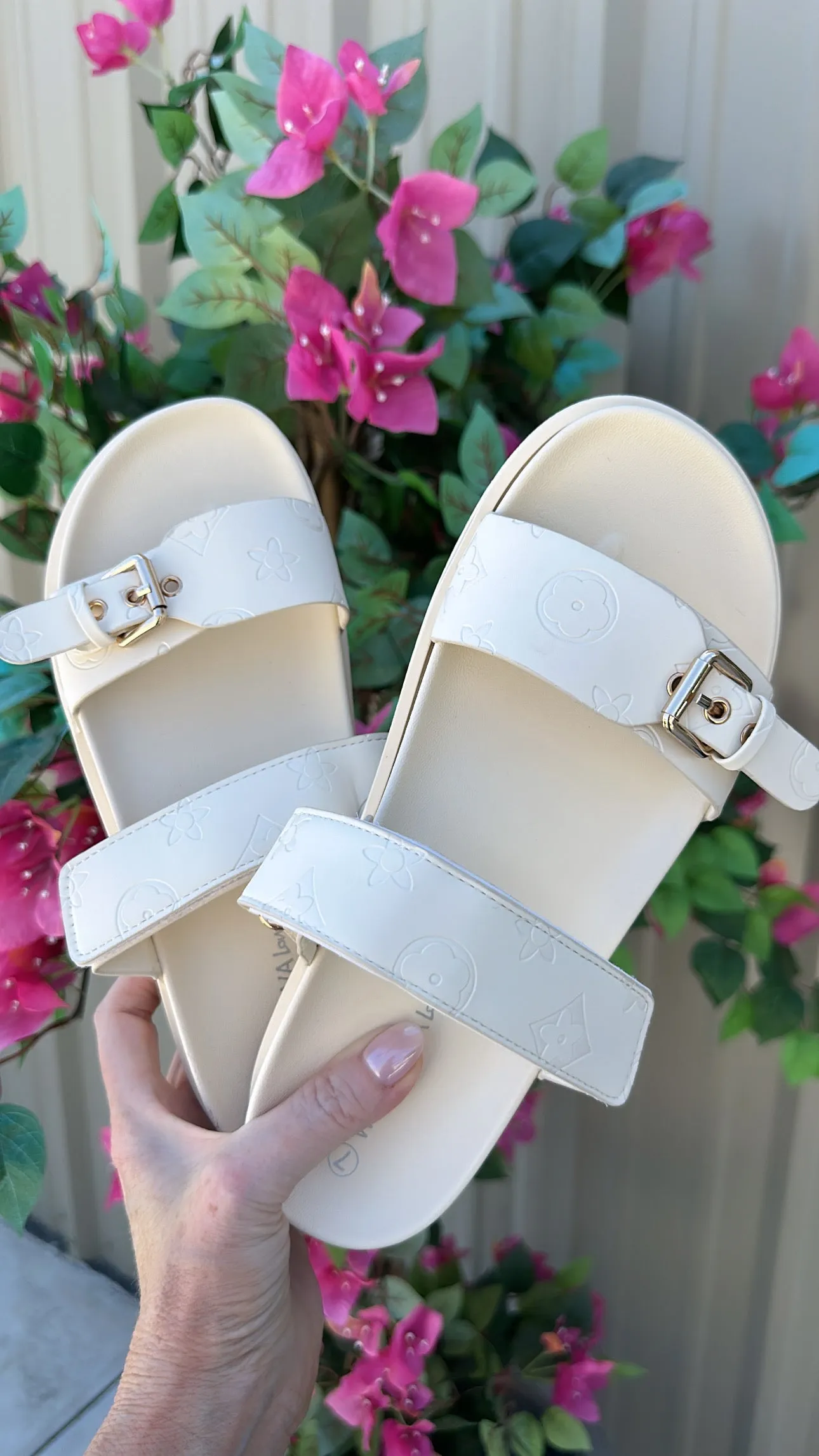 NEW!! The Roma Embossed Sandal in 2 Colors