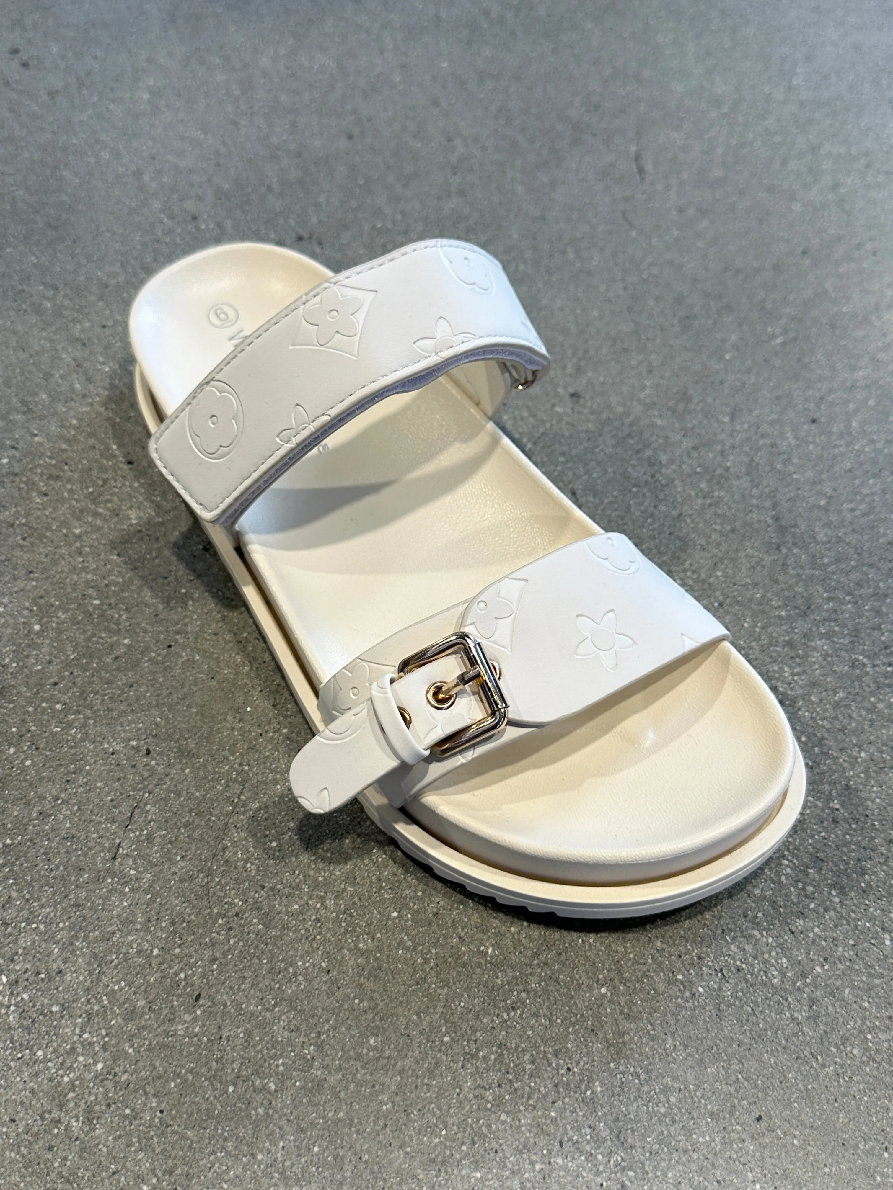 NEW!! The Roma Embossed Sandal in 2 Colors