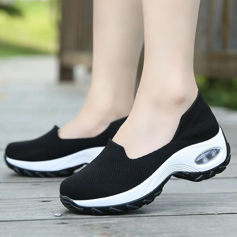 OCW Women Breathable Slip On Sneakers Comfortable Shoes