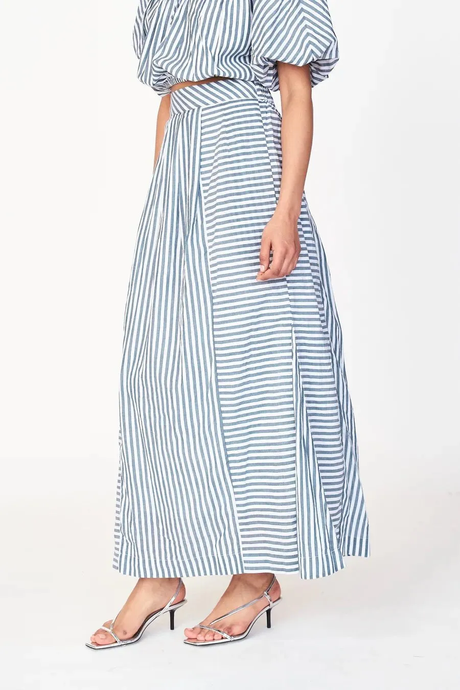 Praiano Skirt in Ocean Stripe