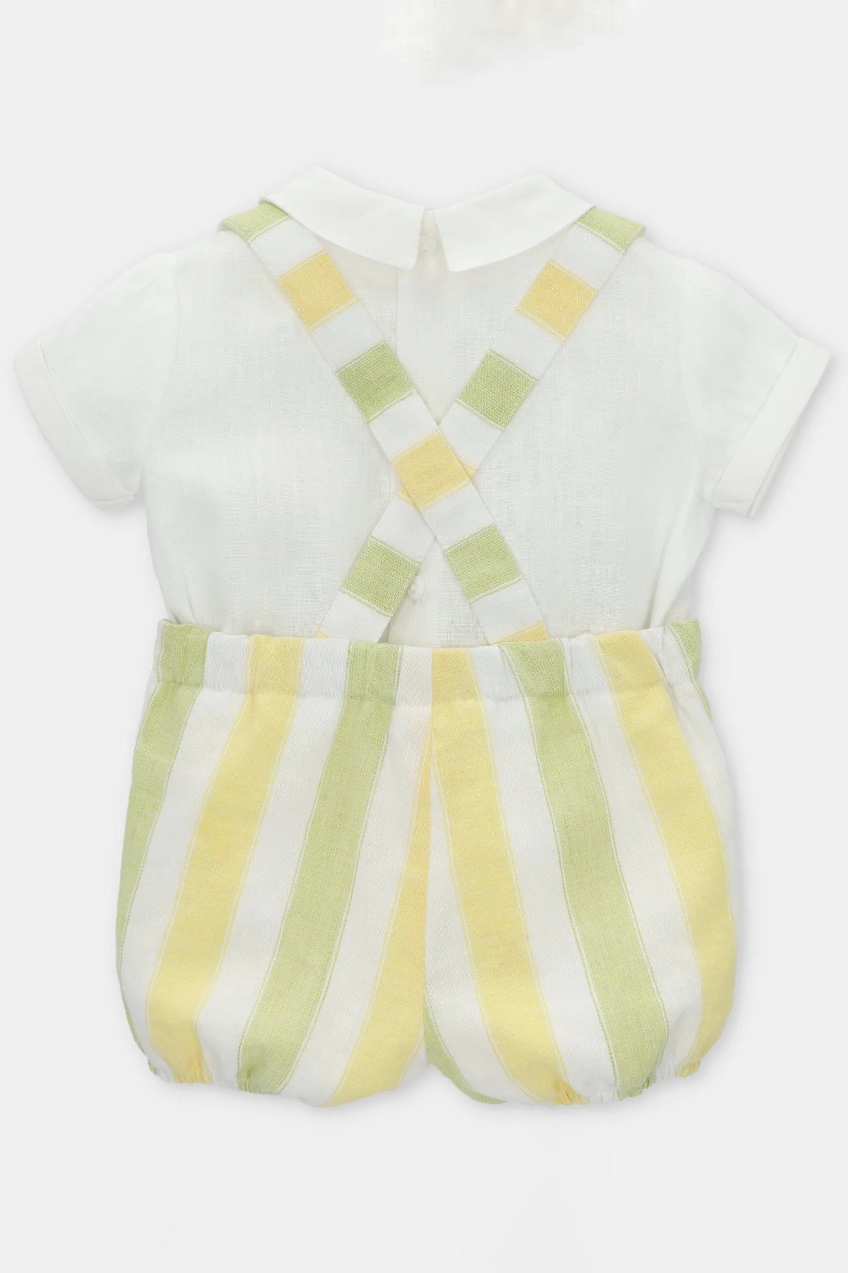 "Claude" Lemon & Lime Shirt & Jam Pants with Braces