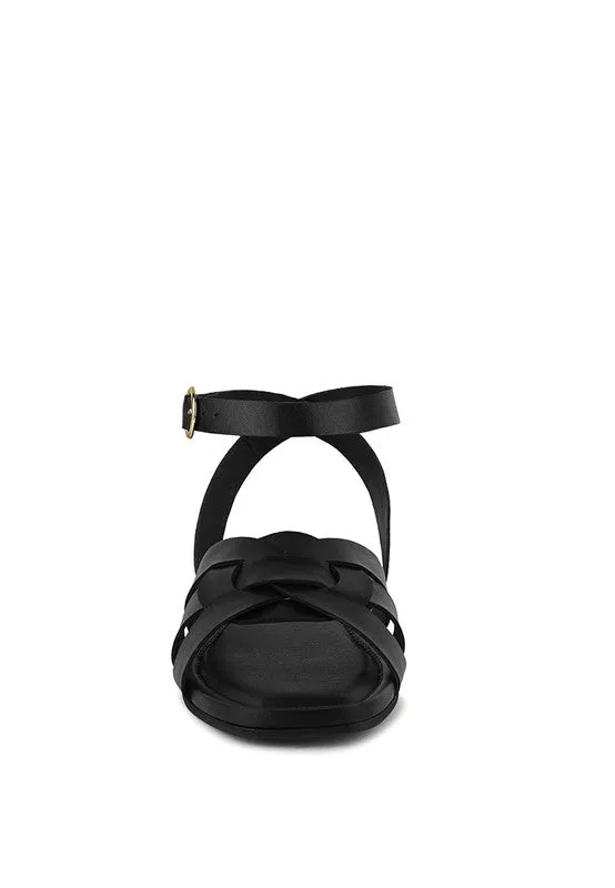 RAG & Co. ASHTON Flat Ankle Strap Sandals