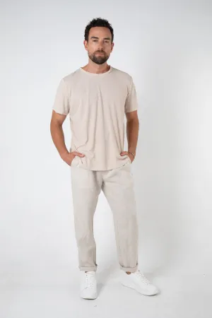 RAVELLO LINEN PANT - NATURAL