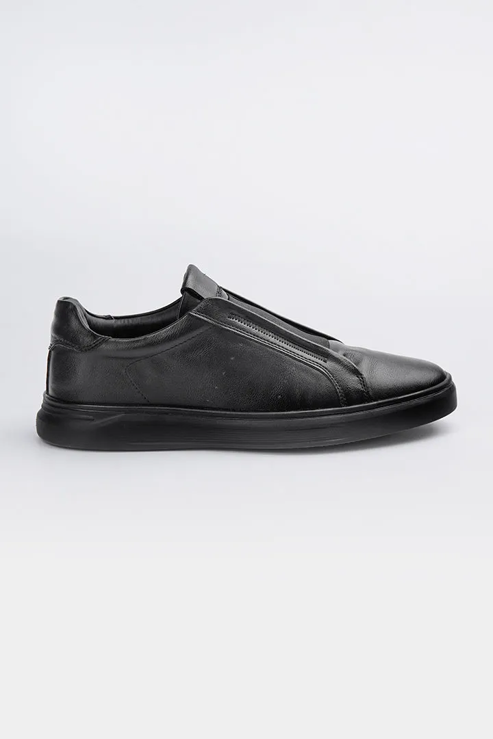 Slip On Shoes - Black