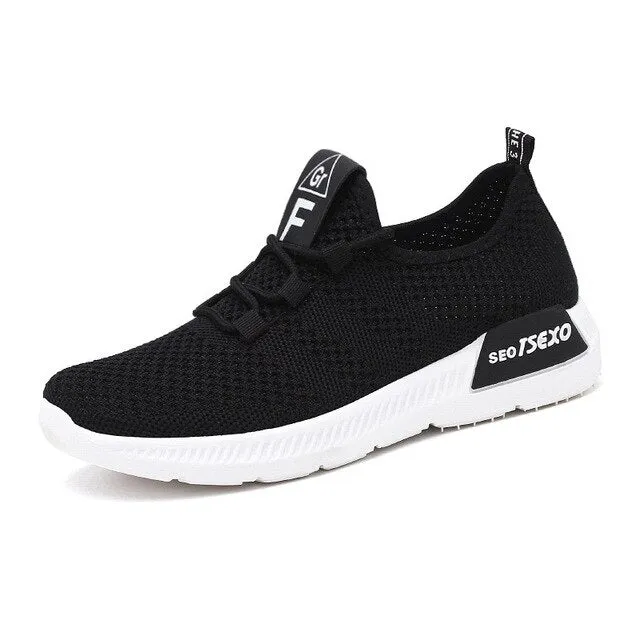 spring Fashion Women Sneakers Summer Mesh Breathable Light Street Couple Shoes Woman Casual Unisex jogging shoes Size 36-45