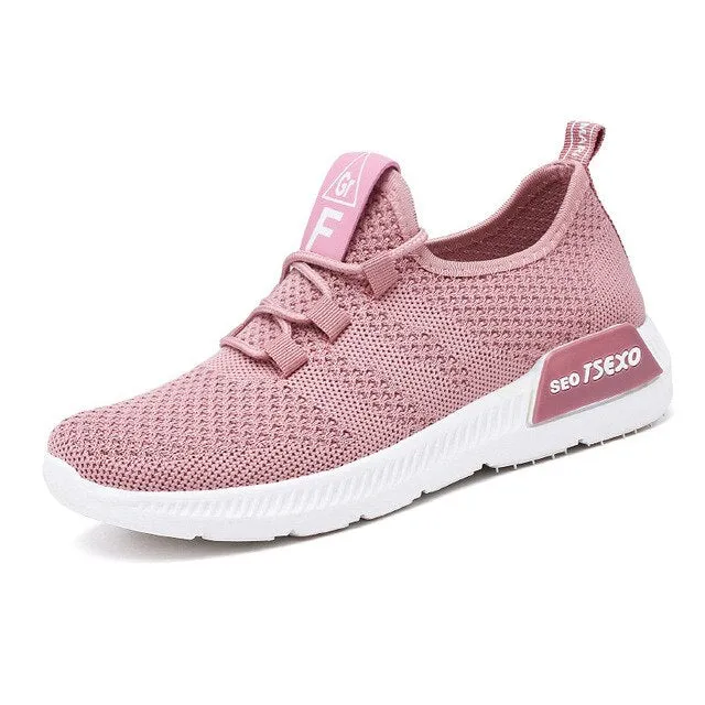 spring Fashion Women Sneakers Summer Mesh Breathable Light Street Couple Shoes Woman Casual Unisex jogging shoes Size 36-45