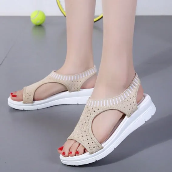 Summer Breathable Comfort Mesh Platform Sandals