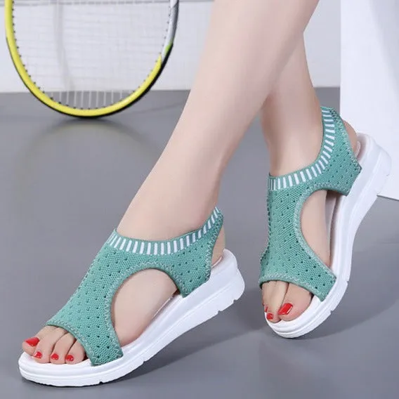 Summer Breathable Comfort Mesh Platform Sandals