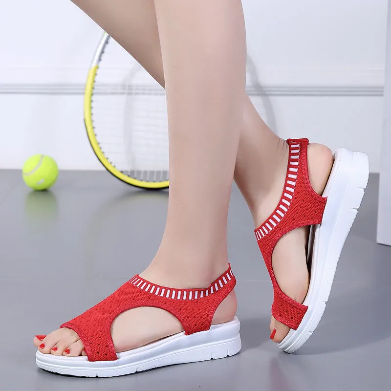 Summer Breathable Comfort Mesh Platform Sandals