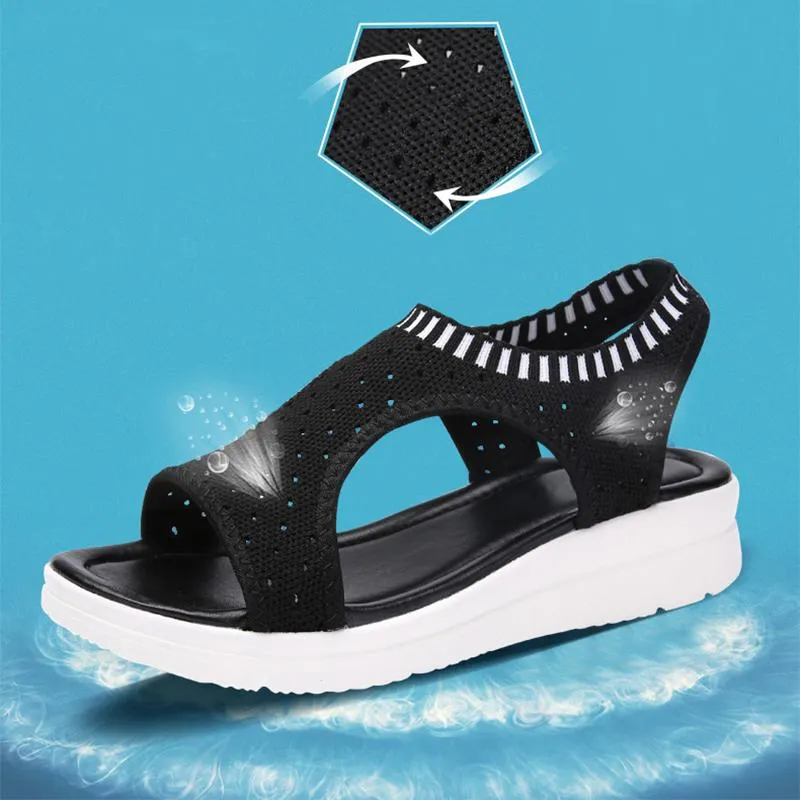 Summer Breathable Comfort Mesh Platform Sandals