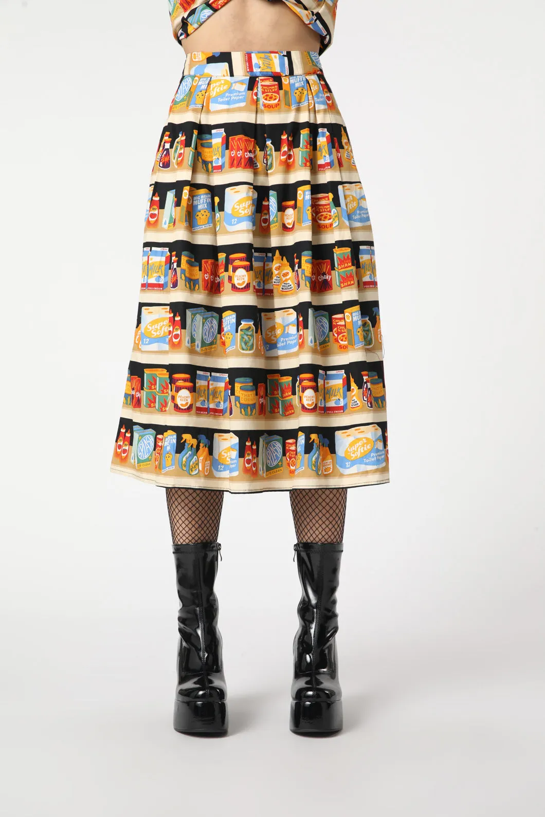 Supermarket Cotton Skirt