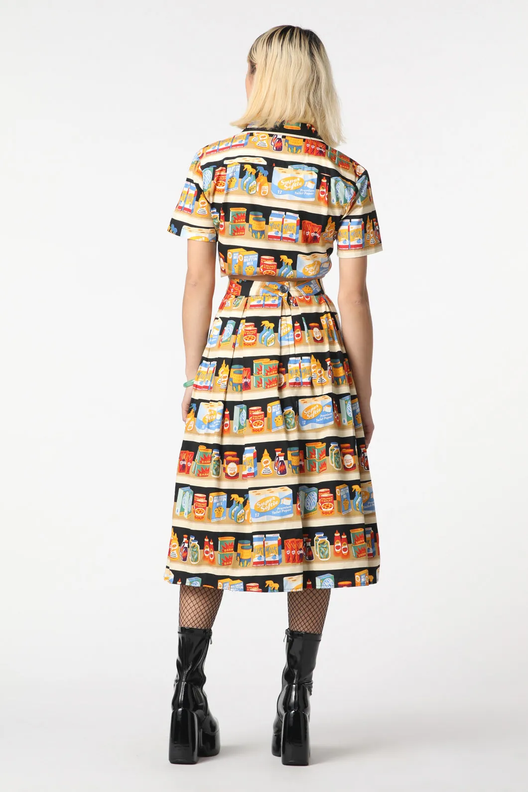 Supermarket Cotton Skirt