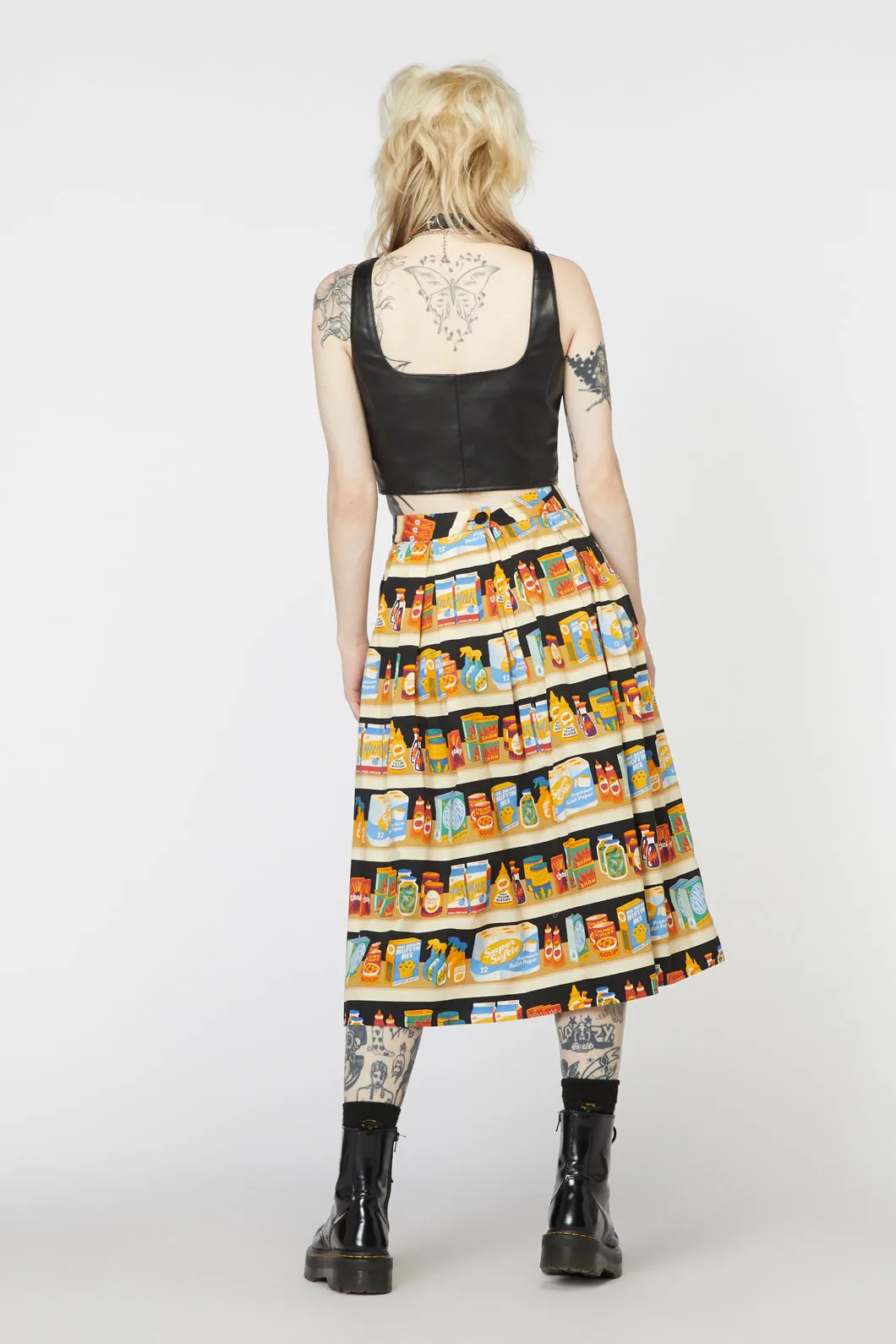 Supermarket Cotton Skirt