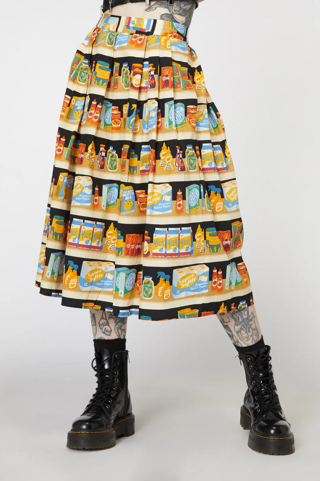 Supermarket Cotton Skirt