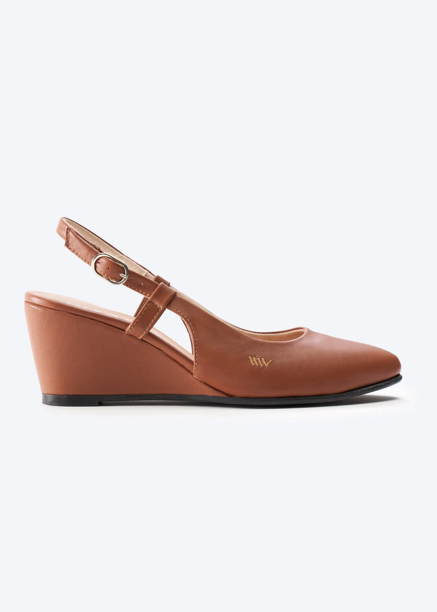 Tivoli Leather Wedges