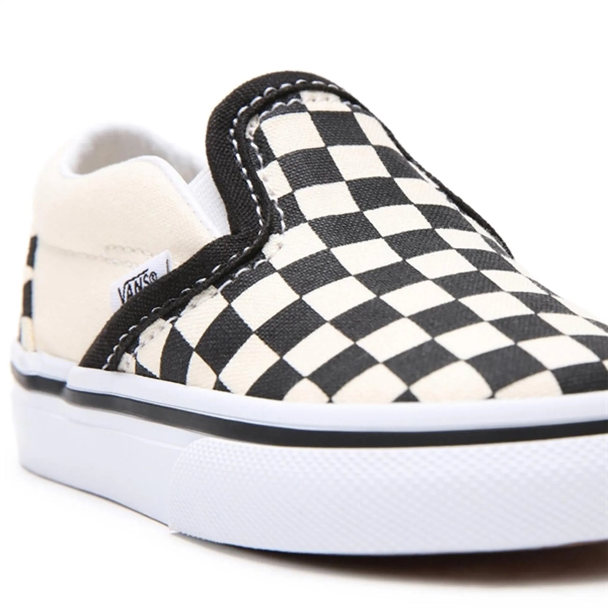 VANS Classic Slip-On Black/White Checkerboard Sko