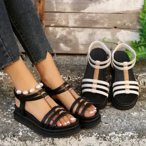 Wedges Platform Strap-design Summer Sandals