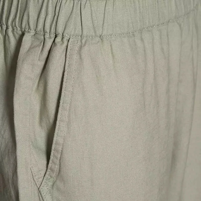 Women Linen Cotton Pants